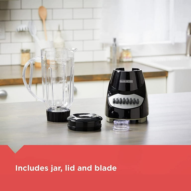 BLACK + DECKER High Performance 10-Speed Blender, 550W, 48 BLACK + DECKER High Performance 10-Speed Blender, 550W, 48