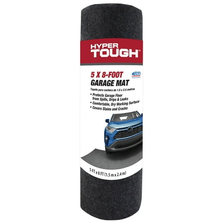 Hyper Tough Garage Mat; 8 ft. Long by 5 ft. Wide - GMCW852PDQ - Waterproof Flooring Protection.