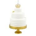 thumbnail image 6 of Hallmark Ornament Porcelain Figural Premium Wedding Cake Dated, 6 of 7