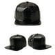 thumbnail image 3 of EeaseMX Gorra de béisbol unisex de piel sintética con diseño de cocodrilo, ajustable, estilo hip hop, con visera plana y cierre trasero (negro), 3 of 4