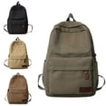 thumbnail image 2 of PRIYAL Durable Canvas Backpack, Large Capacity Backpack, Large Capacity Black Computer Backpacks for Work, 2 of 14