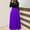 Purple, variant on Deal for Days Holiday Decor Ofreoo Women's Fashion Solid Long Sleeve Round-neck Pullover Patchwork Dress Womens Fall Fashion 2024