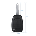thumbnail image 1 of Carcasa de Llave de Coche ANGGREK Hoja de Llave en Blanco sin Cortar 2 Botones, 1 of 8