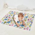 thumbnail image 2 of Colorful Cartoon Dinosaurs Landscape Pattern Blanket,Comfortable Soft Lamb Wool Throw Blanket,All Season,Warm Lightweight Blankets for Sofa Bed Couch Living Room Chair,30"x40", 2 of 4