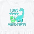 thumbnail image 4 of Inktastic I Love My Auntie-saurus Cute Brontosaurus Family Girls Toddler Dress, 4 of 5