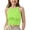 Light Yellow, variant on MAIHAN Shirts for Girls Solid Stretch Shirts Crew Neck Short Sleeve T-Shirt Summer Tops Casual Tee Tops