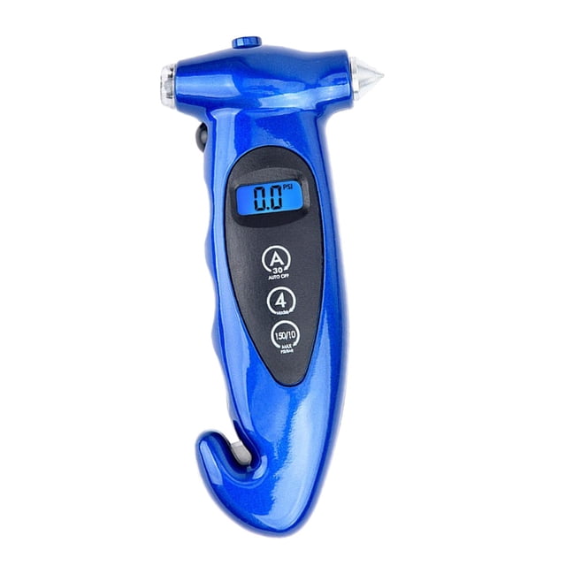 Medidor de Presión Digital de Neumáticos Zulema Pantalla LCD Azul