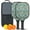 Pioneer Flower Floral, variant on Pickleball Paddles Set,Pioneer Flower Floral Print Pattern Fiberglass Surface Pickleball Racket Set with 2 Indoor Outdoor Pickleball Balls and Pickleball Bag,Pickle-ball Equipment
