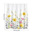 thumbnail image 3 of Sahpxhe Shower Curtain Watercolor Wildflower Shower Curtain Liner,Waterproof Bathroom Decoration and Separation with 12 Hooks for Shower,47.2X70.9in,Multicolor-B, 3 of 6