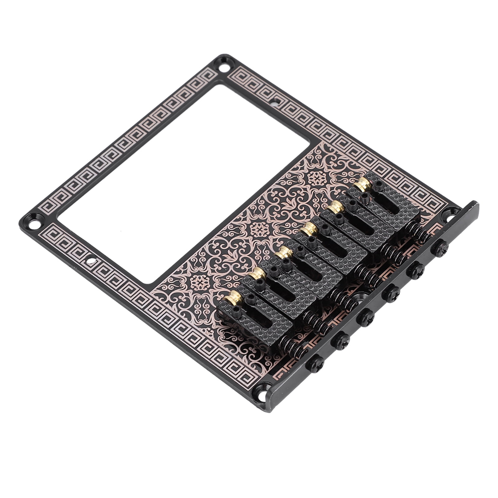 Saddle Guitar Bridge Humbucker Pickup Slot for TL Telecaster Electric Guitars Black Kaleidoscop
