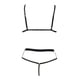 thumbnail image 4 of Gibobby Lencería de encaje Día de San Valentín mujer Sexy charol ropa de dormir lencería tentación ropa interior camisón(Negro, G), 4 of 5