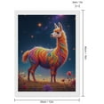 thumbnail image 2 of Diamond Art Kit for Adults, Rainbow Llama Under Starry Sky Diamond Painting for Adults Beginners, 5D DIY Diamond Art Painting Kits, Colorful Diamond Painting Craft for Home Decor 12x16, 2 of 7