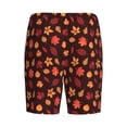 thumbnail image 2 of Lsque fall Maple leaf Mens Sleep Pajama Shorts,Short Pajama Pants, Cotton Ultra-Soft Knit-4X-Large, 2 of 9