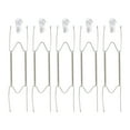 thumbnail image 1 of Unique Bargains 5Pack Plate Hanger, 14 Inch Stainless Steel Invisible Wall Plate Hangers for Decorative Plates, Silver, 1 of 6