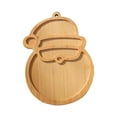 thumbnail image 4 of Base para posavasos, bandeja para manualidades, resistente, en blanco, para niños y adultos, hecha a mano. Papá Noel navideño, 4 of 9