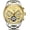 Two-Tone Gold Dial, variant on Mens Automatic Self Wind Watch Skeleton with Gold Ion-Plated Stainless Steel Two-Tone Watch