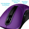 thumbnail image 5 of memzuoix Wireless Mouse, 5 Button 1400 DPI Mobile Optical Mouse, Cordless Laptop Mouse with Nano Receiver, Portable Computer Mice for PC, Desktop, MacBook, Purple, 5 of 9