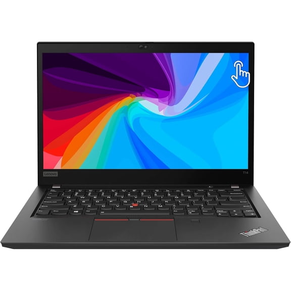 Restored Lenovo Thinkpad T14 Gen 2 14" Touchscreen Laptop, i5 1145G7 2.6Ghz, 16GB DDR4, 256GB NVMe SSD, 1080p Full HD, Thunderbolt 4, HDMI, Webcam, Windows 11 Pro - Black (Refurbished)