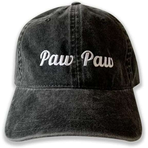 Paw Paw Cap Embroidered Cap Baseball Dad Father Hat Dad Hat Unisex
