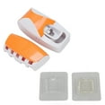 thumbnail image 2 of Toothpaste Wall Mounted Automatic Toothpaste Dispenser Squeezer Toothbrush Holder Set For Family Bathroom, 2 of 8