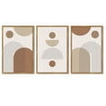thumbnail image 4 of Drsoum Abstract Wall Art 16x24in3pcs Natural Framed Bohemia Line Printing Minimalist for Bathroom Prints with Sun Lines, 4 of 6