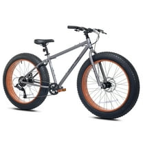 Ozark Trail 26" M.3 Ranger Fat Tire Bike, 26" Wheels, Fits Teen & Adult Riders 5'2"-5'10", Unisex, Gray
