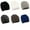 Black;White;Gray;Dark Gray;Coffee Color;Dark Blue, variant on Hotiary 6 Pack Solid Color Cotton Baby Hats for Boys Girls Unisex,All-Seasons Soft Knit Warm Cap for 6M-2T Toddler Kids