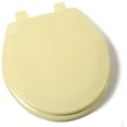 thumbnail image 2 of Deluxe Molded Wood Seat, Citron Yellow, Round Closed Front with Cover,PartNo C3B, 2 of 2