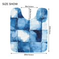 thumbnail image 5 of Yayeee Bath Rug for Bathroom Floor Non Slip Rectangle Fluffy Soft Absorbent Mat, 16"x24", Blue Pattern, 5 of 7