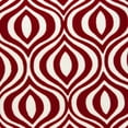 thumbnail image 3 of Parkland Collection Altia Red and White Decorative Throw Pillow, 20 x 20 Cotton Square Pillow, 3 of 7