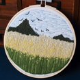 thumbnail image 2 of Embroidery Kit Creative Landscape Embroidery Cross Stitch Starter Crafts Kit, 2 of 6