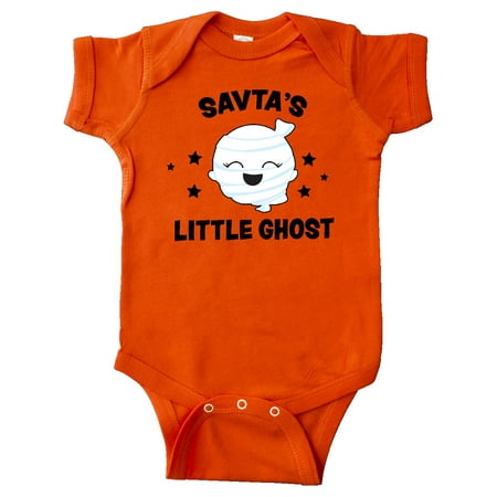 

Inktastic Cute Savta s Little Ghost with Stars Gift Baby Girl Bodysuit
