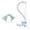White Pink Blue, variant on Cat Ears Headband and Tail Realistic Dress up for Party Performance Festival Black Pink Red