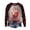 Red, variant on WTOBBY Women's Casual Raglan Sleeve Sweater Top with Halloween Print, Fashion Long Sleeve Round Neck Design for Cozy Wear, Perfect for Autumn and Casual Styles,Black L
