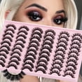 thumbnail image 5 of False Eyelashes 30 Pairs Pack - Thick, Curly & Realistic Look Premium Synthetic Lashes, Reusable for Daily & Special Occasions, 5 of 17