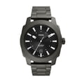 thumbnail image 1 of Fossil Machine Reloj de cuarzo de acero inoxidable con tres manecillas para hombre, 49 mm, color: humo (modelo: FS5970), 1 of 5