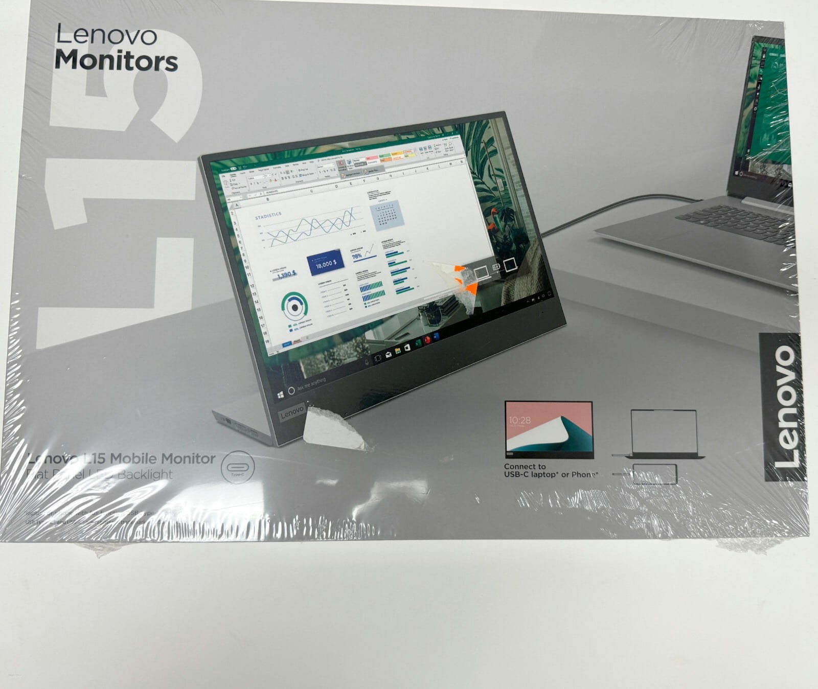 Lenovo ThinkVision M14 Monitor - 14