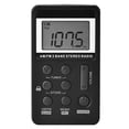 thumbnail image 1 of Portable FM Radio with Rechargeable Battery Enjoy on-the-Go Listening with Earphones and Digital Dis, 1 of 5