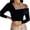 Black, variant on Ichuanyi Womens Fall Tops, Women Sexy Solid Slim Fit Off Shoulder Pullover Long Sleeve Blouse Tops