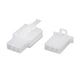 thumbnail image 1 of Uxcell 3 Pin Conector Eléctrico Macho Hembra Carcasa Automotriz Blanca 10 Juegos, 1 of 4