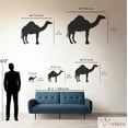 thumbnail image 3 of Violaura Camel Metal Wall Art - Easy to Install Hanging Perfect for Home, Living Room Decor (24.0" x 18.5"), 3 of 8