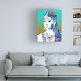 thumbnail image 4 of Canvas Wall Art - Dean Russo 'Shimla' Wall Art for Living Room, Bedroom, or Office Décor by Trademark Fine Art - 18 x 24 Inches, 4 of 4
