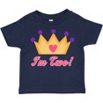 thumbnail image 3 of Inktastic Princess Crown 2nd Birthday I'm Two Girls Toddler T-Shirt, 3 of 5