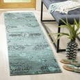thumbnail image 2 of SAFAVIEH Palazzo Auran Euro style Area Rug, Light Blue/Black, 2' x 3'6", 2 of 9