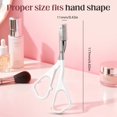 thumbnail image 5 of Eyebrow Trimmer Scissor with Comb,Stainless Steel Precision Eyebrow Cutter Hair,2026 New Eyebrow Scissors,Removal Scissor Shaping Tool for Women and Men (Yellow), 5 of 8