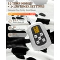 thumbnail image 2 of JoanKaren Heated Electric Blanket Full Size,72"x84" White Cow Print Fast Heating Blankets,10 Heat Levels & 1-12H Time Settings Over-Heat Protection,LCD Controller, 2 of 7