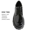thumbnail image 3 of Cordones planos VSUDO negros de 114 cm para zapatillas (2 pares), 3 of 7