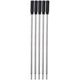 thumbnail image 1 of Black Ink Pen Refills for Ballpoint Pens, Black Ballpoint Pen Refills Compatible with Ballpoint Pens, Medium Size Tip 5pcs, 1 of 5