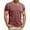 Brick Red, variant on IWRICH Men's Basic Plus Size T Shirt Short Sleeve Crew Neck Soft Fitted Elastic Tees Classic Tshirts White XL