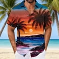 thumbnail image 2 of Awdenio Tshirts Shirts for Men Hawaiian Shirt Short Sleeves Tropical Printed Casual Button Down Summer Beach Floral Shirts, 2 of 6